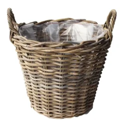 Geen Mand Antique D30 H23CM Grijs