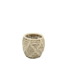 Geen Mand maisblad naturel/zwart D30H16CM