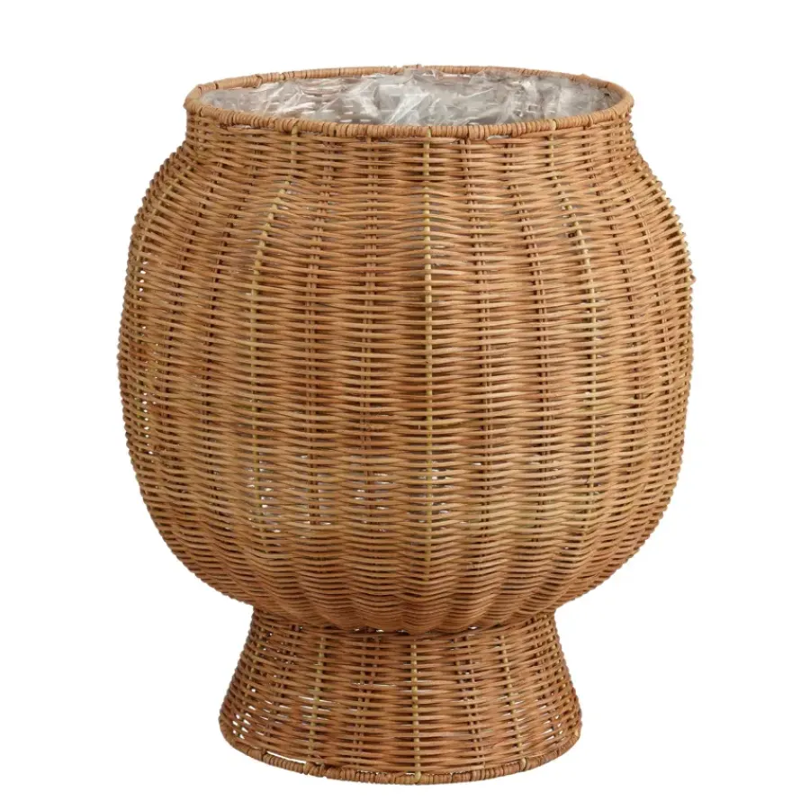 Geen Mand rond bruin - h47xd42cm