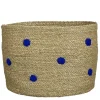 Geen Mand rond licht bruin - h30,5xd38cm