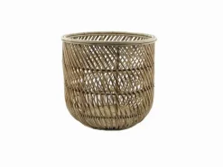 Geen Mand rotan blond D32H35 cm