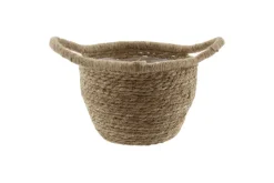Geen Mand zeegras naturel 25x16H20 cm