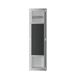 Marho Delya toiletrolhouder zonder klep en reserverolhouder inbouw RVS