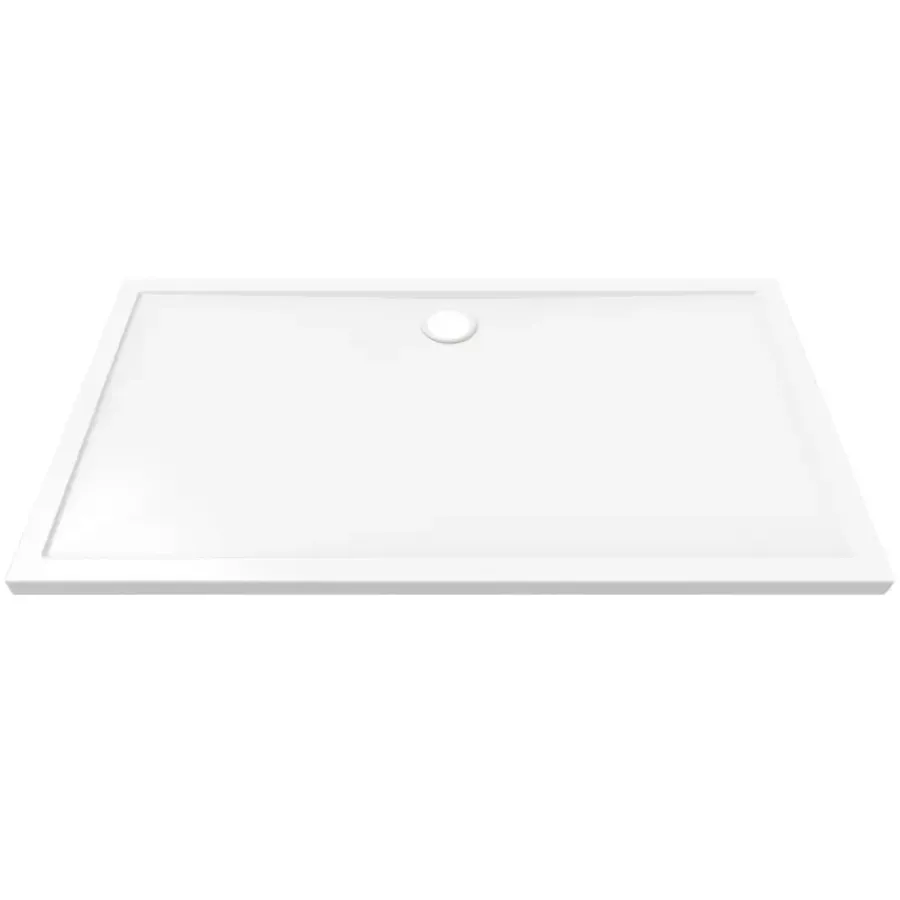 Marho douchebak rechthoek glanzend wit 160 x 90 x 4 cm