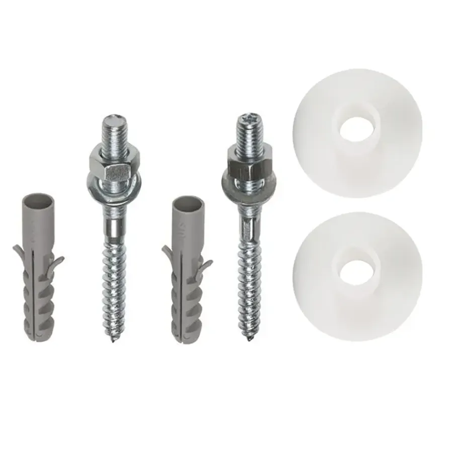 Marho fonteinset compleet links Ondine S mini wit + geborsteld messing