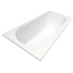 Marho Harboro inbouw duo ligbad glanzend wit 180 x 80 x 49 cm