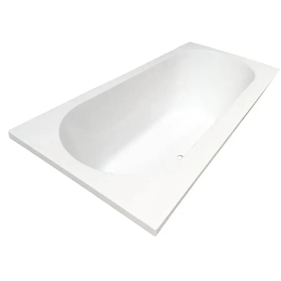 Marho Harboro inbouw duo ligbad glanzend wit 180 x 80 x 49 cm