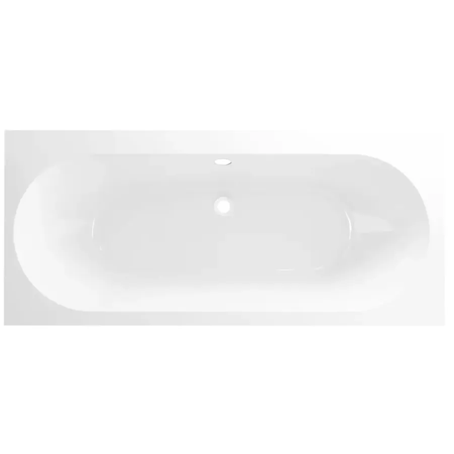 Marho Harboro inbouw duo ligbad glanzend wit 180 x 80 x 49 cm