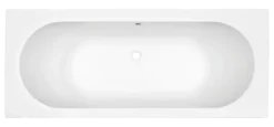 Marho Harboro inbouw duo lig bad 170 x 70 x 43 cm glans wit