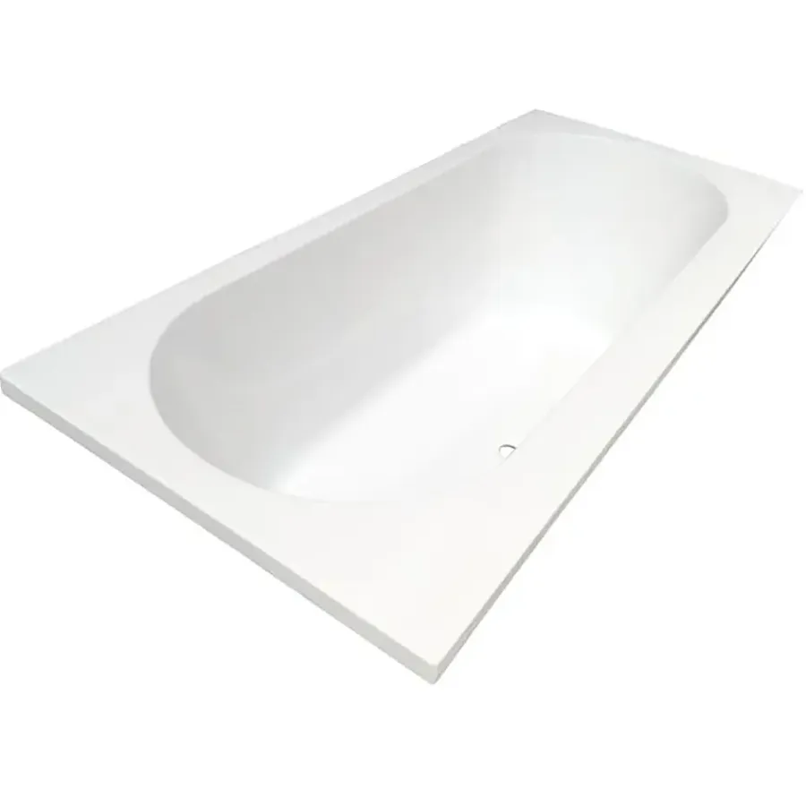 Marho Harboro inbouw duo lig bad 170 x 70 x 43 cm glans wit