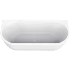 Marho Liora half vrijstaand ligbad glanzend wit 170 x 75 cm