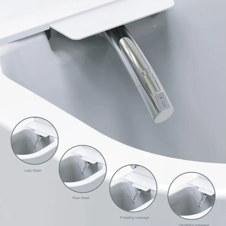 Marho Lior douche WC hangend rimless wit