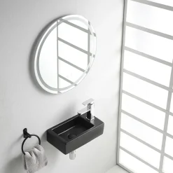 Marho Ondine fontein toilet M rechts mat zwart keramiek