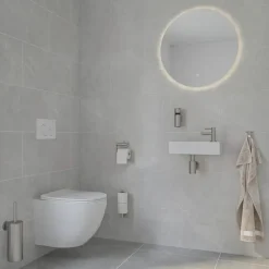 Marho Toiletborstelhouder Luxor geborsteld RVS