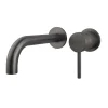 Marho Valdra inbouw wastafelkraan gun metal eengreeps
