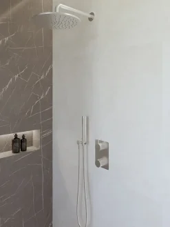 Marho Valdra regendouche set inbouw met thermostaatkraan 30 cm chroom
