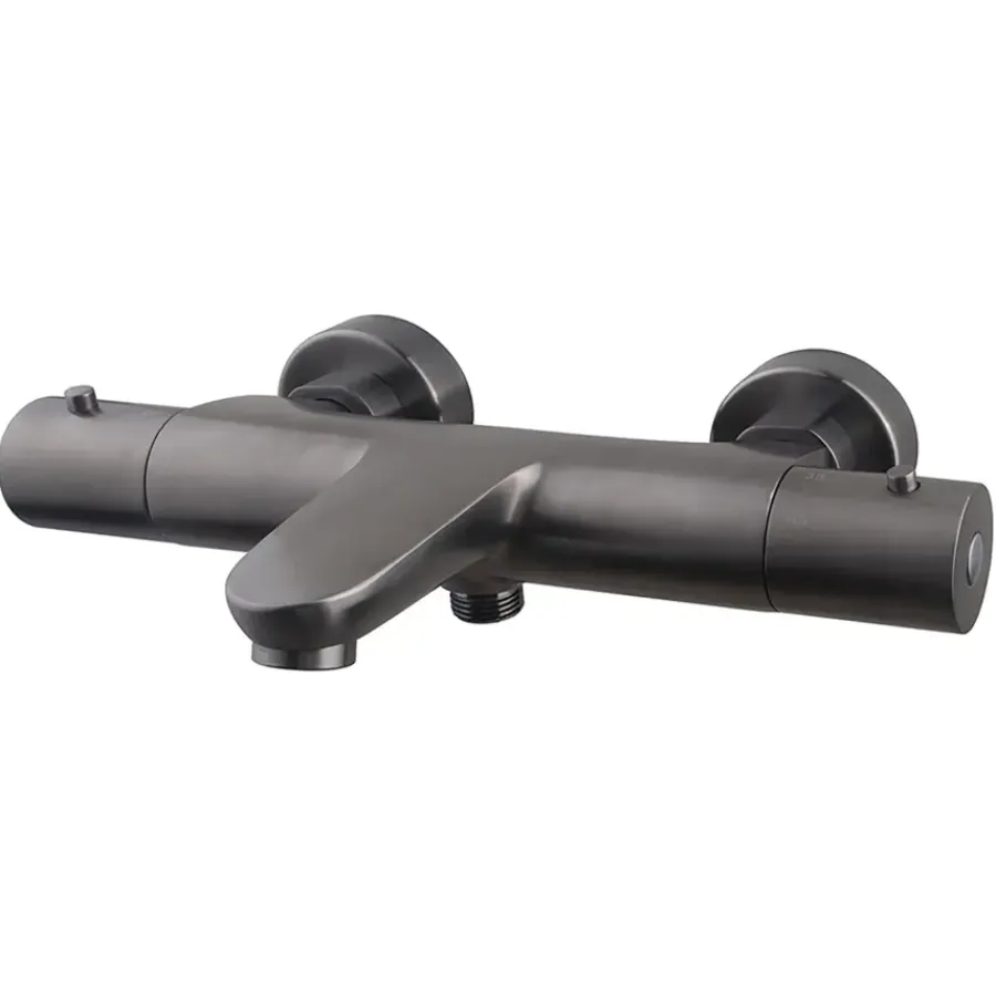 Marho Valdra thermostatische badmengkraan gun metal