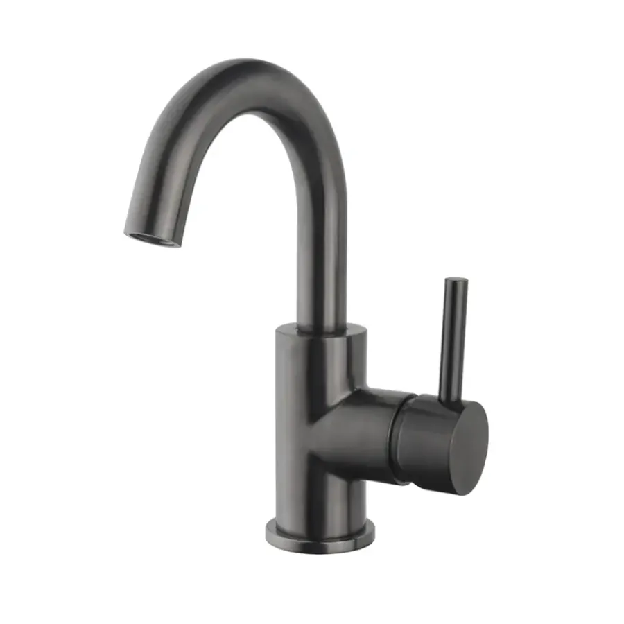 Marho Valdra wastafelkraan met draaibare uitloop gunmetal
