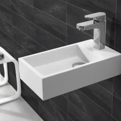 Marho Zelia fontein toilet rechts mat wit composiet