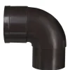 Martens PVC bocht 90° bruin mof/verjongd 60 mm