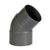 Martens PVC Bocht 45° Grijs Mof/ Verjongd 80 mm