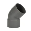 Martens PVC bocht 45° grijs 2x mof 50 mm