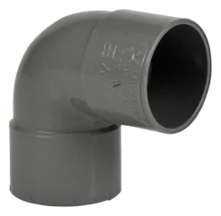 Martens PVC bocht 90° grijs 2x mof 40 mm