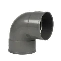 Martens PVC bocht 90° grijs 2x mof 110 mm