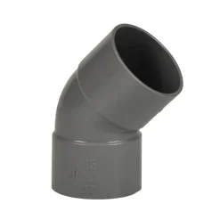 Martens PVC bocht 45° grijs 2x mof 40 mm