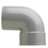 Martens PVC bocht 90° grijs 1x mof 110 mm