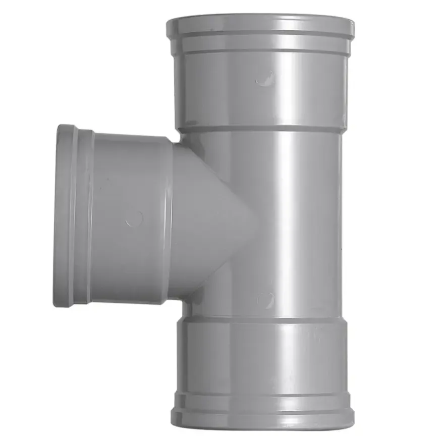 Martens PVC T-stuk 90° 3x manchet 110 mm