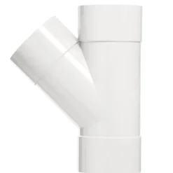 Martens PVC T-stuk 45° 3x Mof 40 x 40 mm