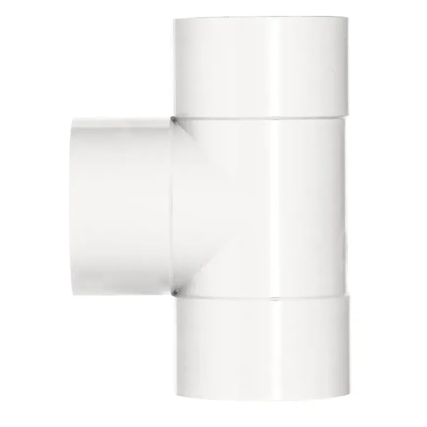 Martens PVC T-stuk 90° 3x Mof 32 x 32 mm Wit