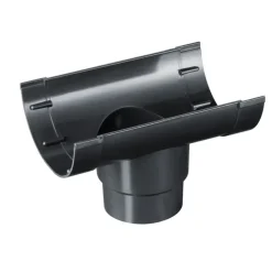Martens uitloop t.b.v. mastgoot antraciet 100 mm