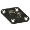 Mastoog ruit RVS 60 x 37mm