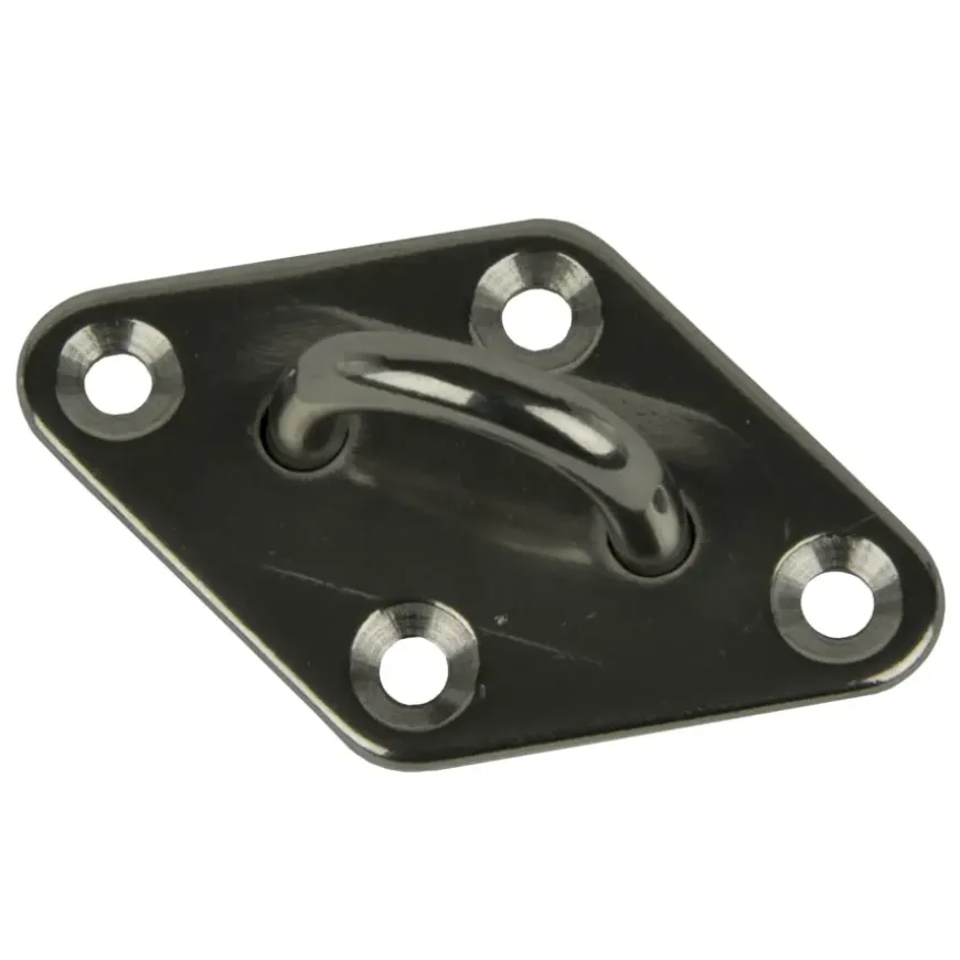 Mastoog ruit RVS 60 x 37mm