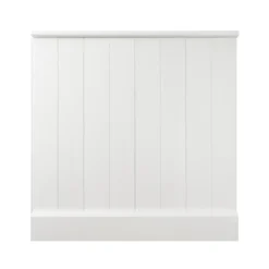 MDF lambriseringsset compleet pakket wit circa 103 cm hoog (bestellen per 1,03 meter breed)