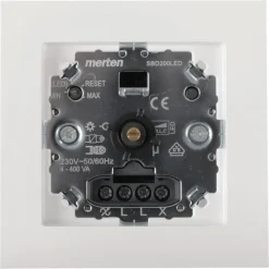 Merten inbouw dimmer led/gloei/halogeen 4-400 watt