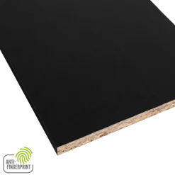Meubelpaneel antraciet essen ABS fingerprint proof 240x40 cm 18 mm