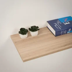 Meubelpaneel gebleekt eiken ABS fingerprint proof 240x60 cm 18 mm