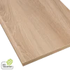 Meubelpaneel gebleekt eiken ABS fingerprint proof 120x30 cm 18 mm