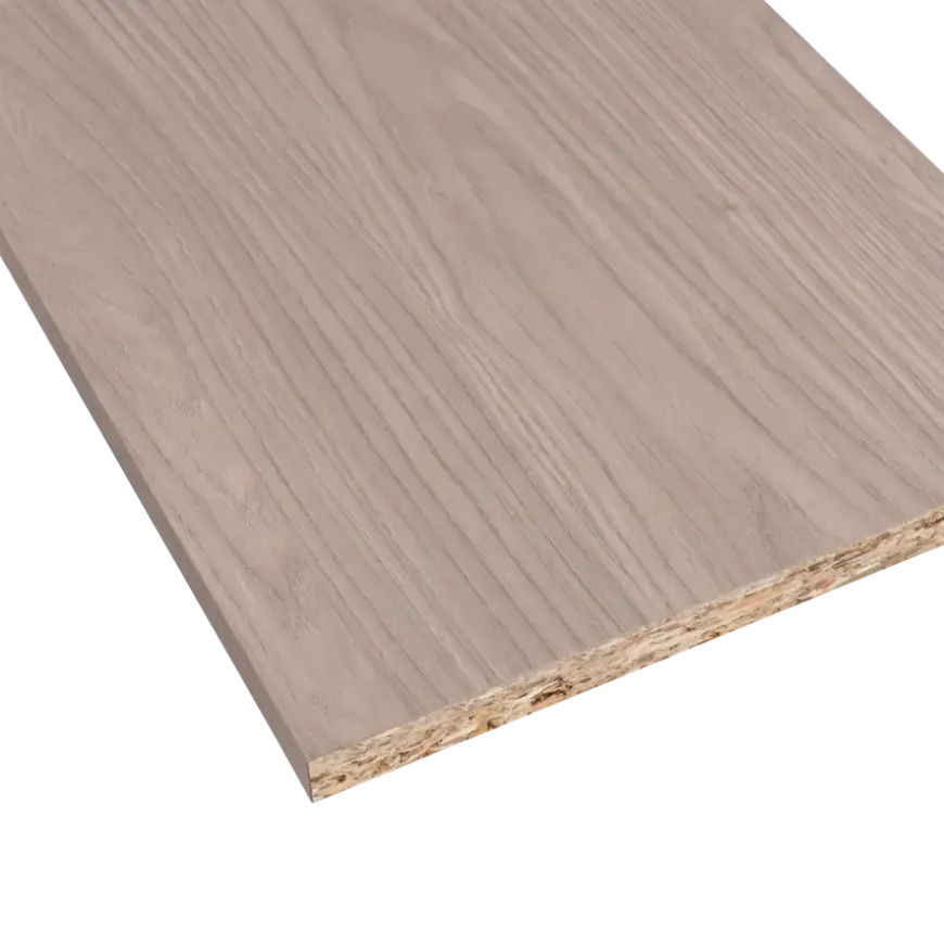 Meubelpaneel grijs eiken ABS 240x40 cm 18 mm