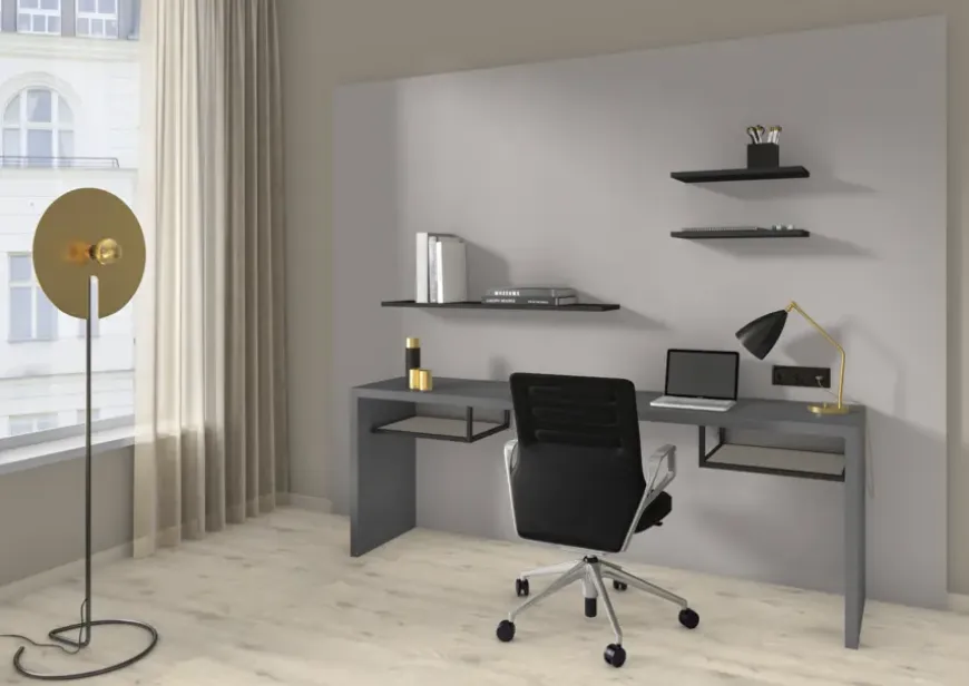 Meubelpaneel inox metallic ABS 120x40 cm 18 mm