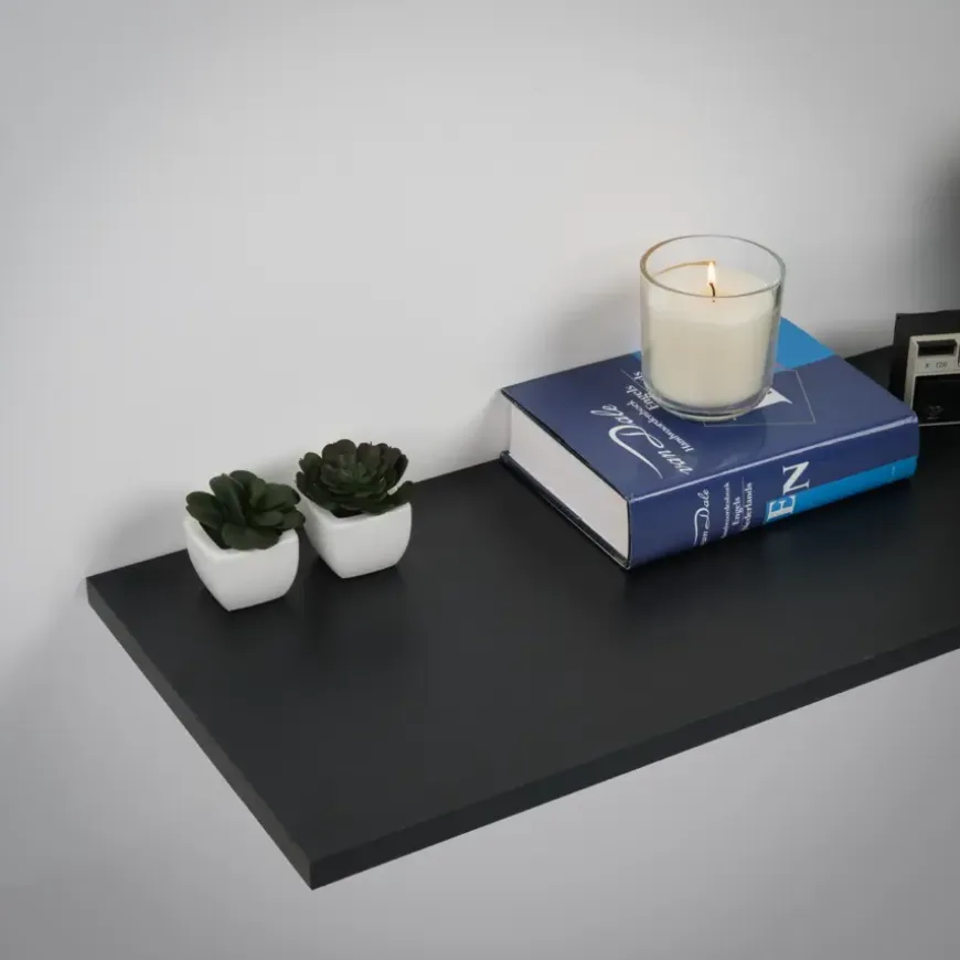 Meubelpaneel zwart ABS 240x60 cm 18 mm