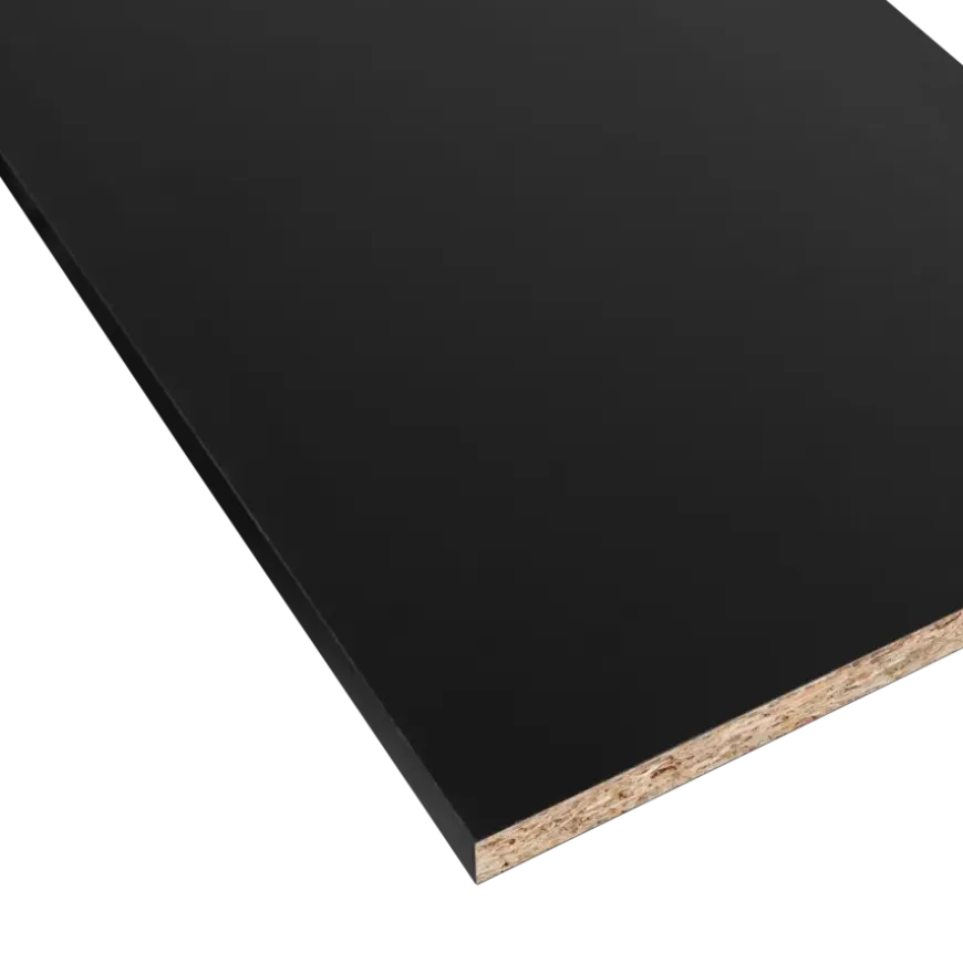 Meubelpaneel zwart ABS 240x30 cm 18 mm