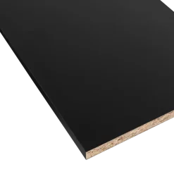 Meubelpaneel zwart ABS 240x40 cm 18 mm