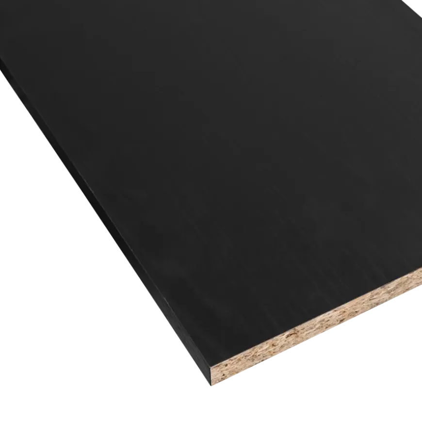 Meubelpaneel zwart eiken ABS 240x30 cm 18 mm