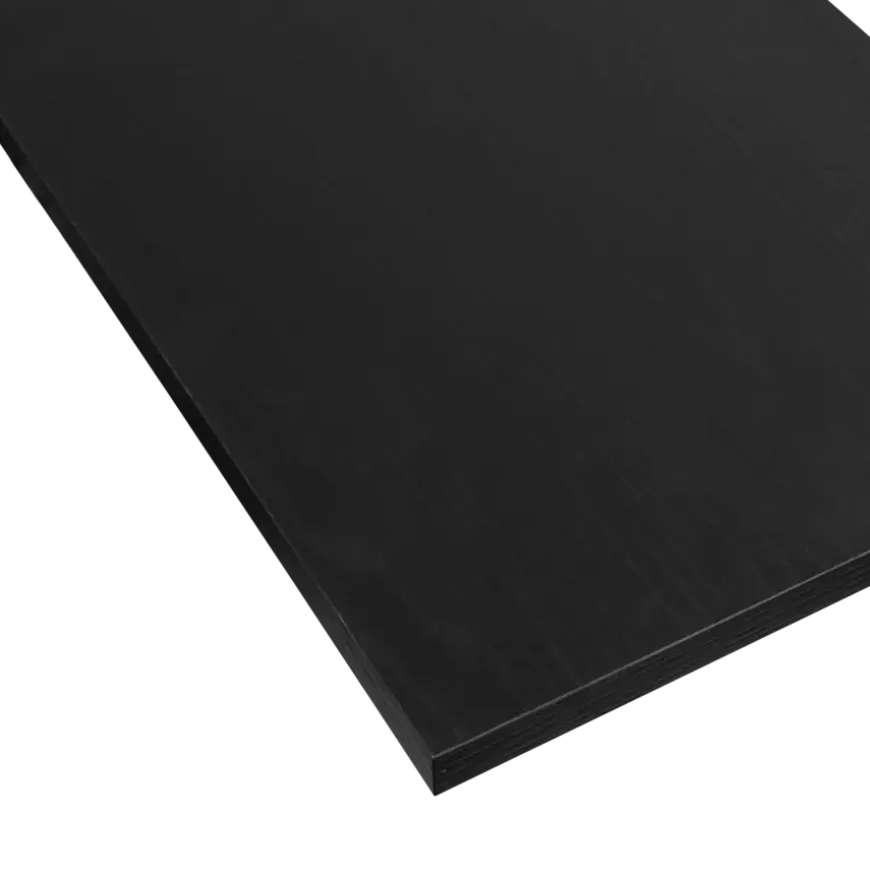 Meubelpaneel zwart eiken ABS 120x30 cm 18 mm