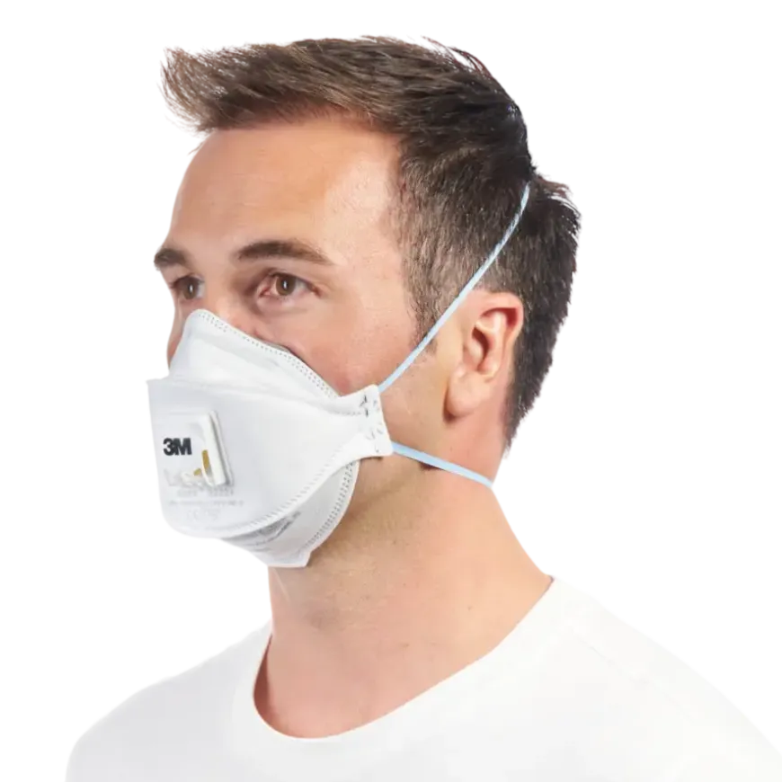 3M fijn stof masker vouwbaar met uitademventiel 9322C2 2 stuks