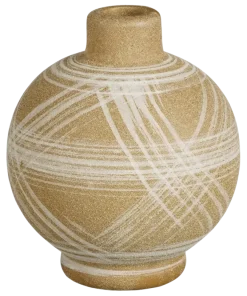 Geen Moma kandelaar bruin - h14,5xd12,5cm